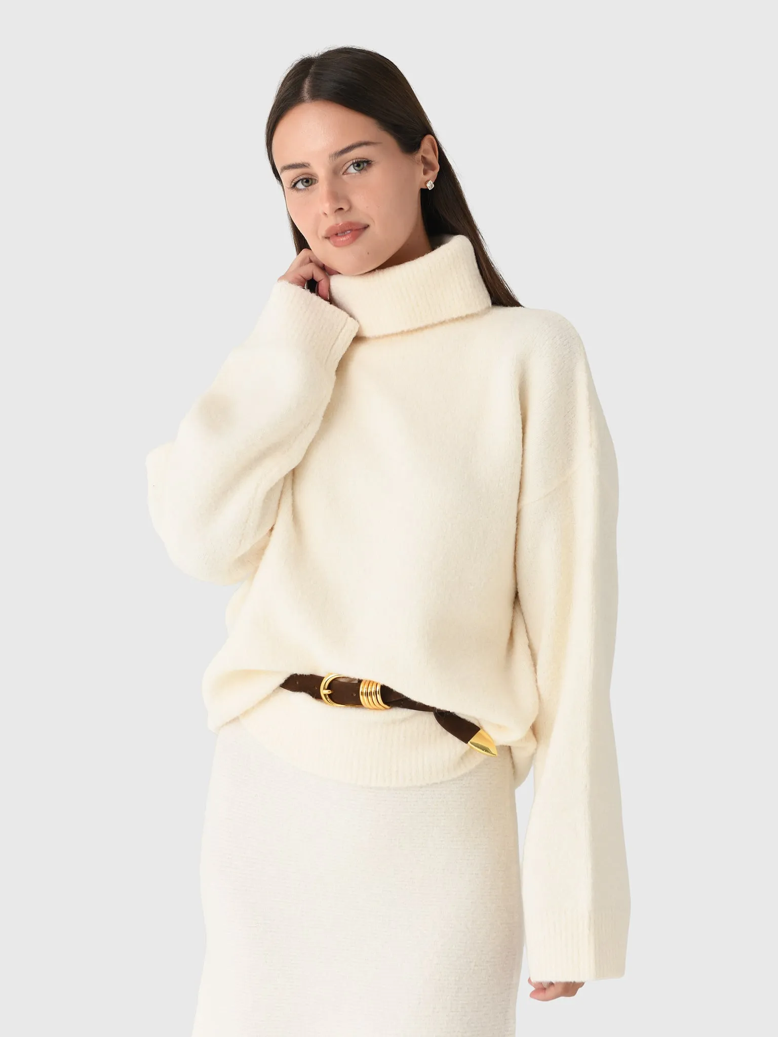 Anna Quan Women's Aspen Turtleneck Sweater sold by Saint Bernard