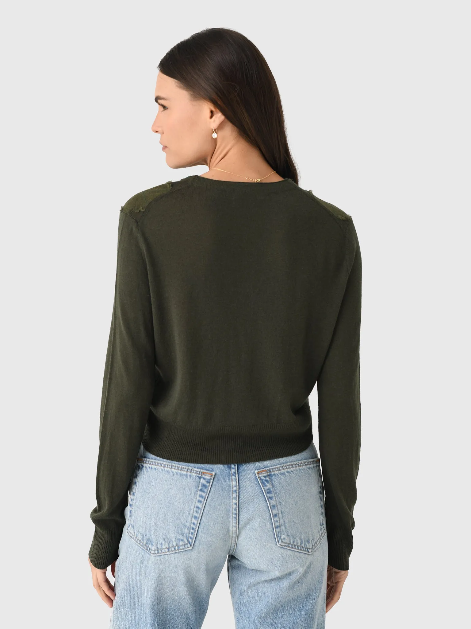 Vince Women's Hand-Cut Argyle Cardigan sold by Saint Bernard product image thumbnail 3