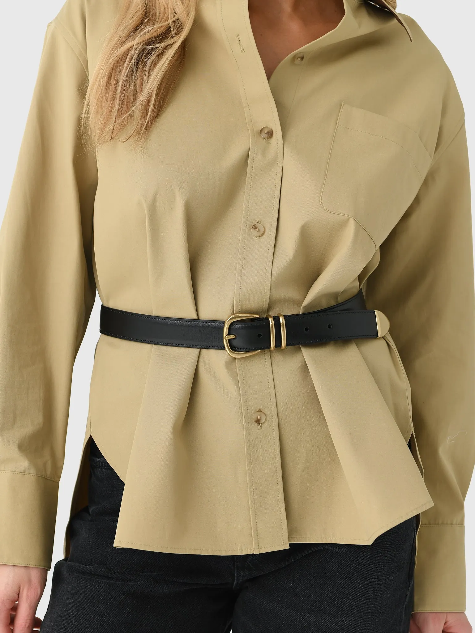 ALC Women's Carson Leather Belt sold by Saint Bernard