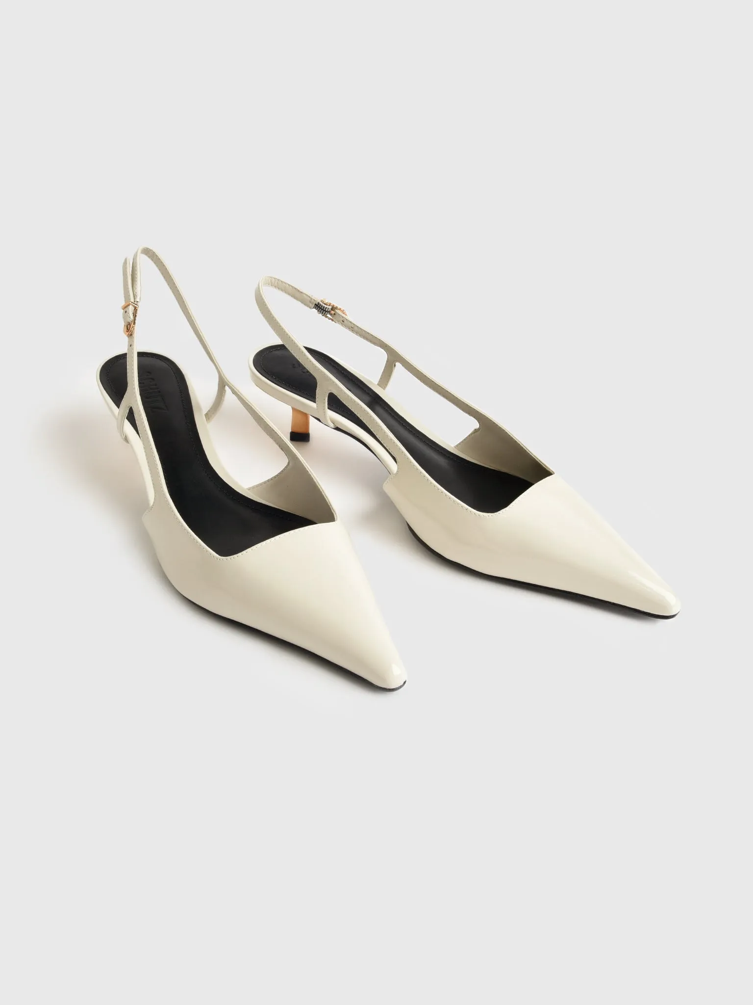 Schutz Women's Sophia Mid Leather Slingback Pump sold by Saint Bernard product image thumbnail 5