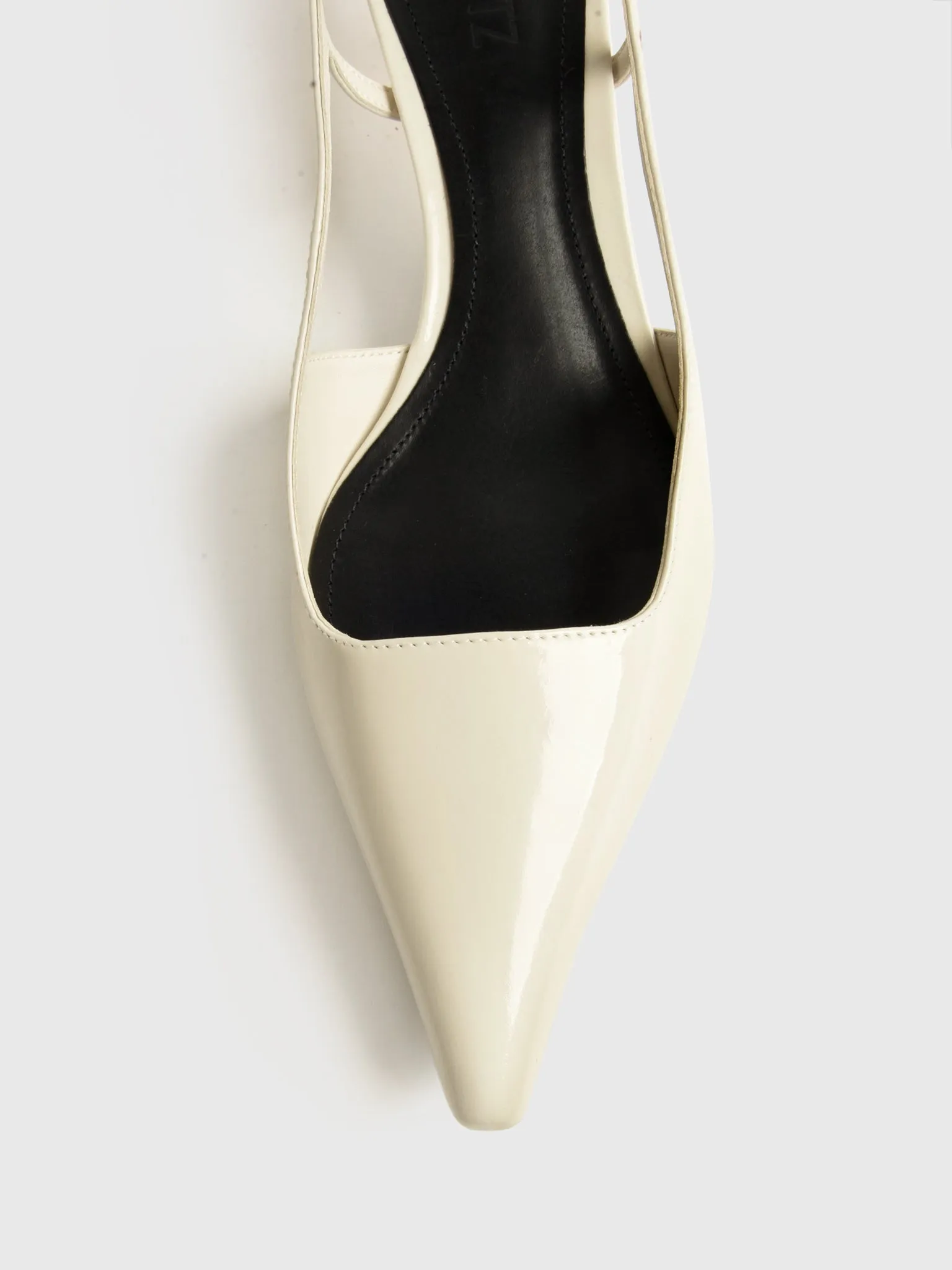 Schutz Women's Sophia Mid Leather Slingback Pump sold by Saint Bernard product image thumbnail 2