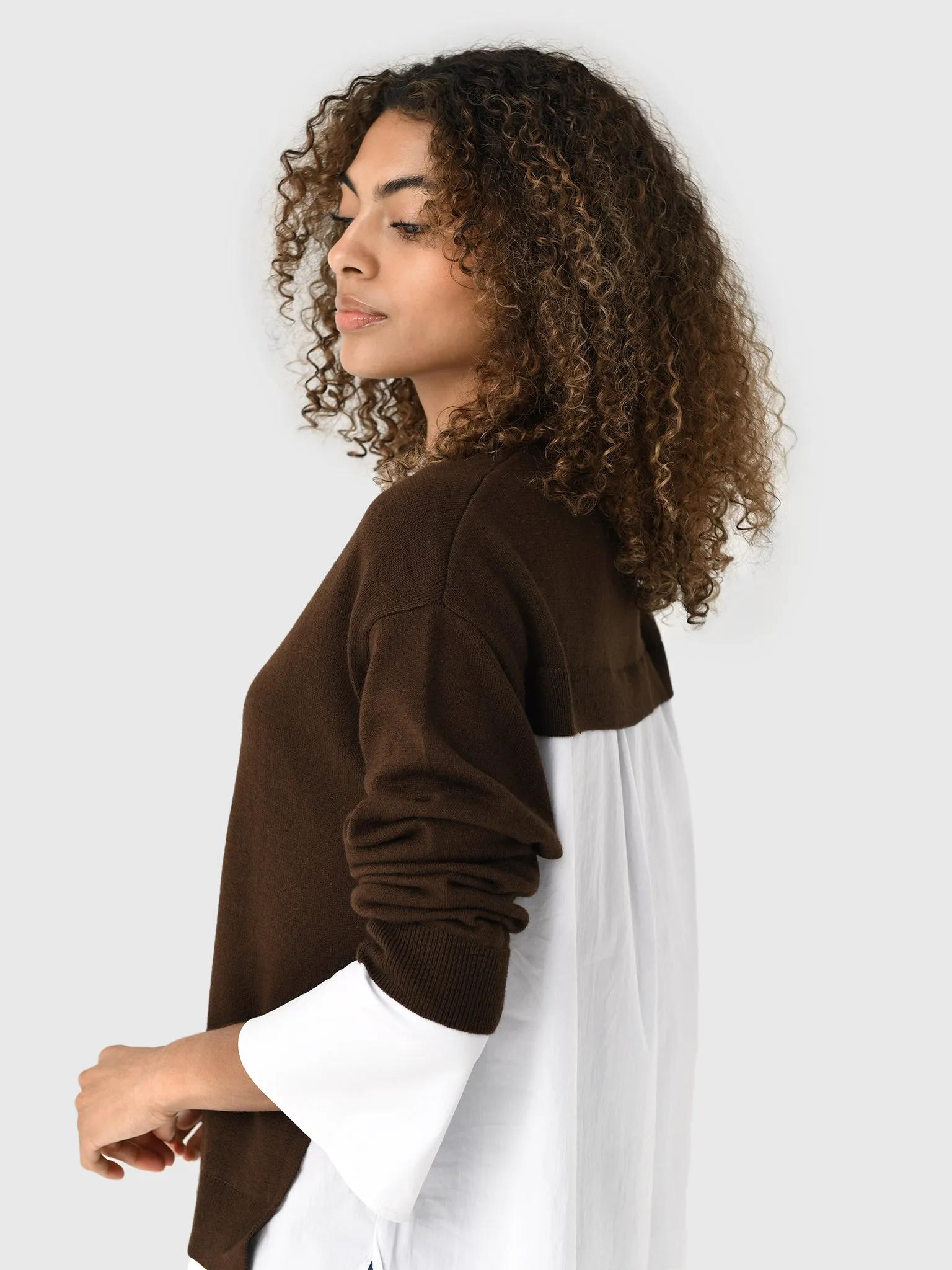 Simon Miller Women's Pip Poplin Combo Sweater sold by Saint Bernard product image thumbnail 5