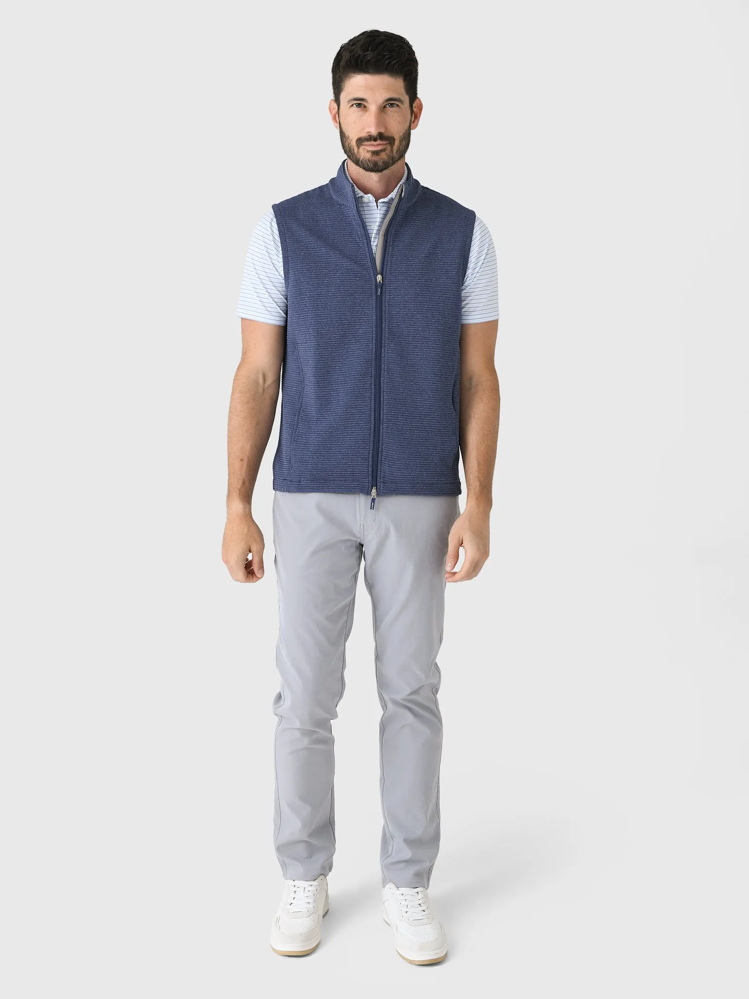 Johnnie-O Men's Reggie Ribbed Performance Vest sold by Saint Bernard product image thumbnail 2