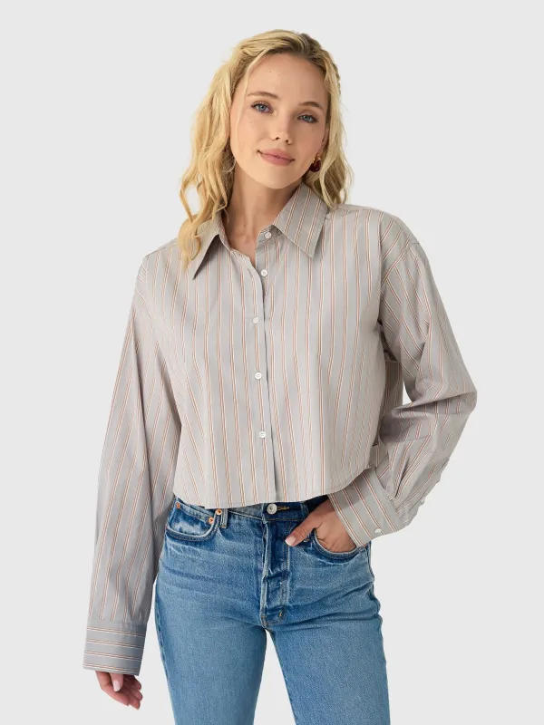 Citizens Of Humanity Women's Ana Cropped Shirt sold by Saint Bernard