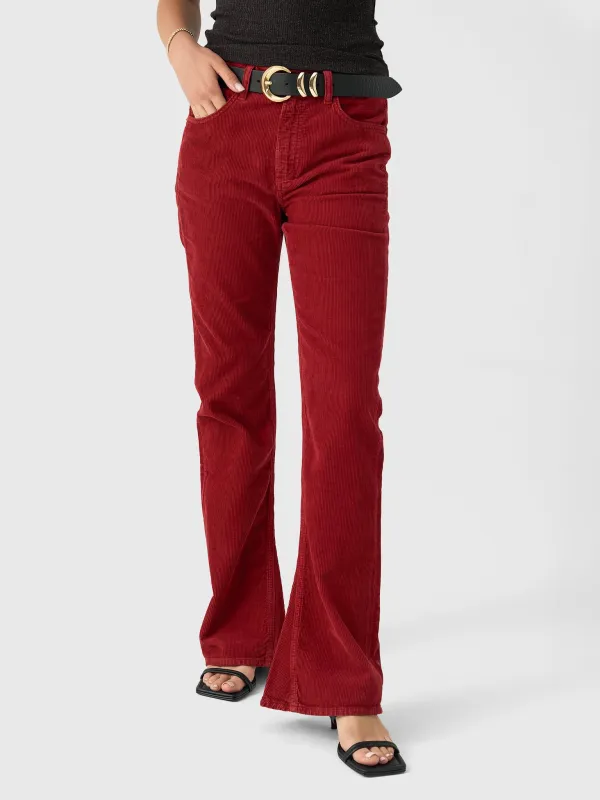 Agolde Women's Kick Boot Corduroy Jean made by Agolde