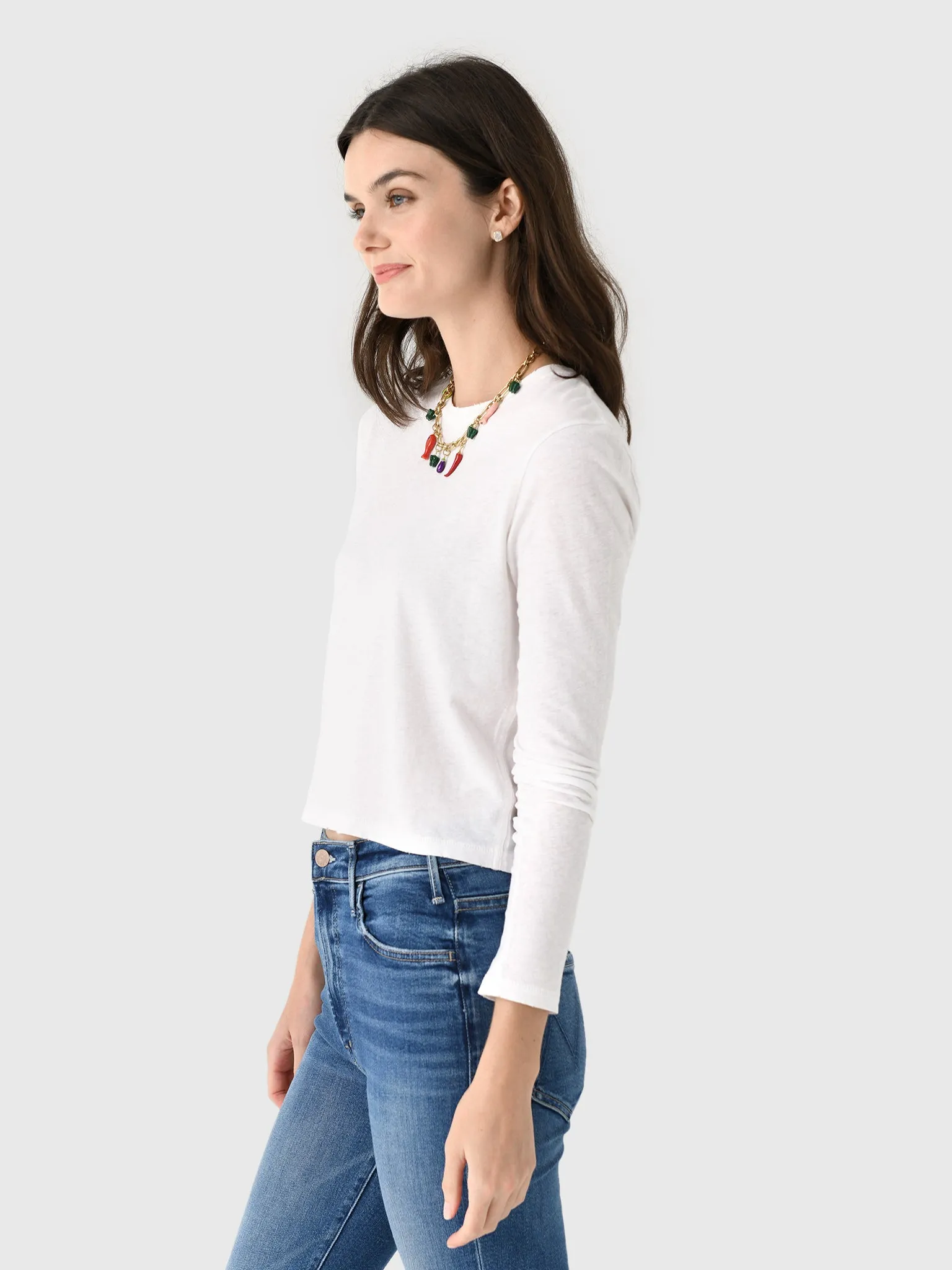 AMO Women's Long Sleeve Babe Tee sold by Saint Bernard product image thumbnail 3