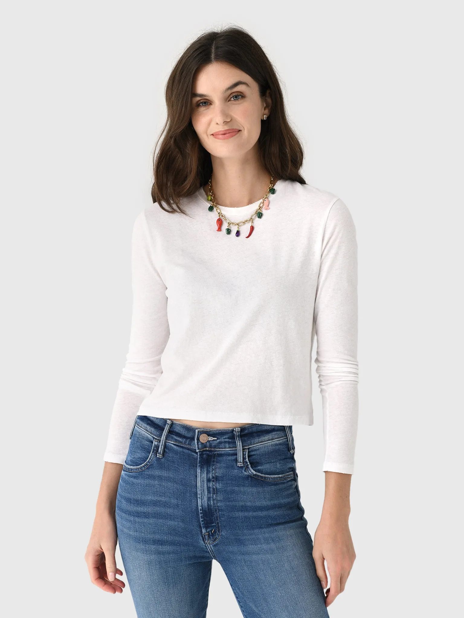 AMO Women's Long Sleeve Babe Tee sold by Saint Bernard