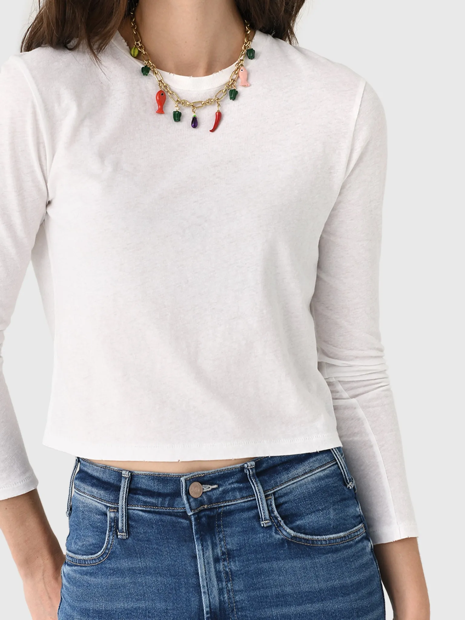 AMO Women's Long Sleeve Babe Tee sold by Saint Bernard product image thumbnail 5