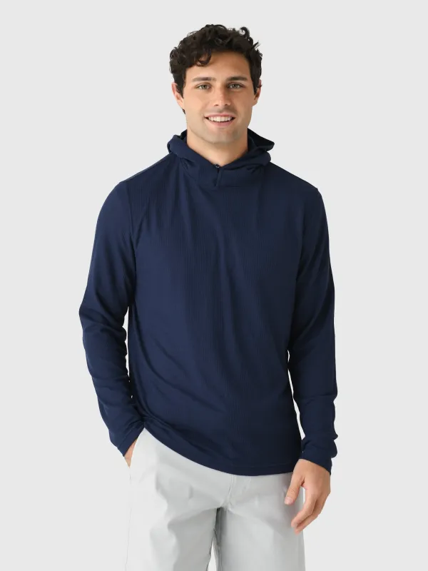 Johnnie-O Men's Brinson Dri-Release Waffle Hoodie made by Johnnie-O