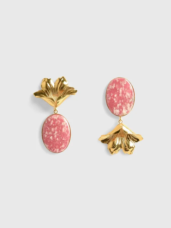Destree Sonia Petunia Oval Drop Earrings sold by Saint Bernard