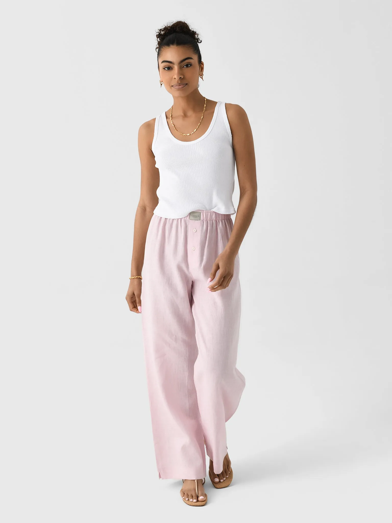 Comme Si Women's La Boxer Alta Linen sold by Saint Bernard product image thumbnail 2