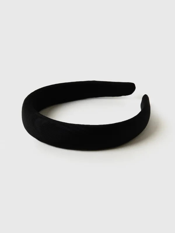 Loeffler Randall Marina Moiré Puffy Headband sold by Saint Bernard