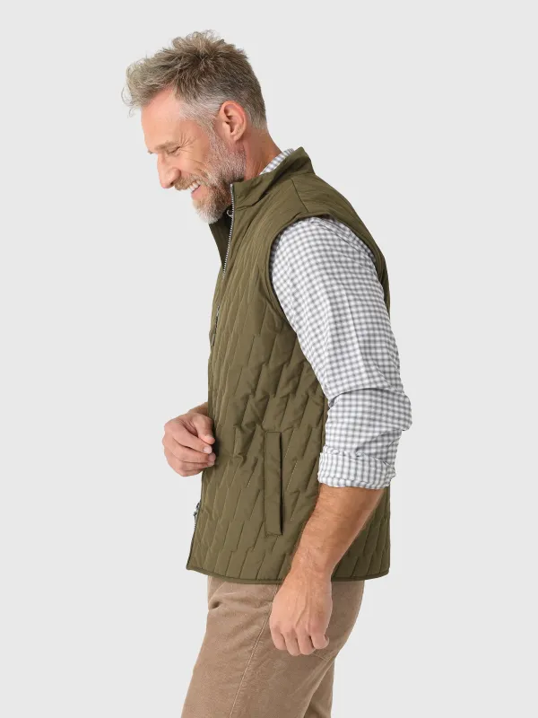 Johnnie-O Men's Belfry Quilted Puffer Vest made by Johnnie-O