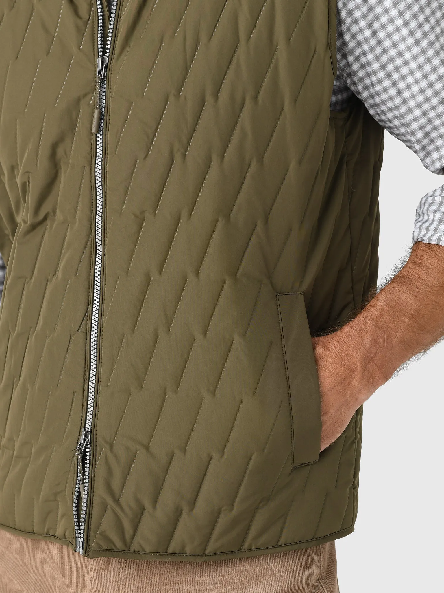 Johnnie-O Men's Belfry Quilted Puffer Vest sold by Saint Bernard product image thumbnail 2