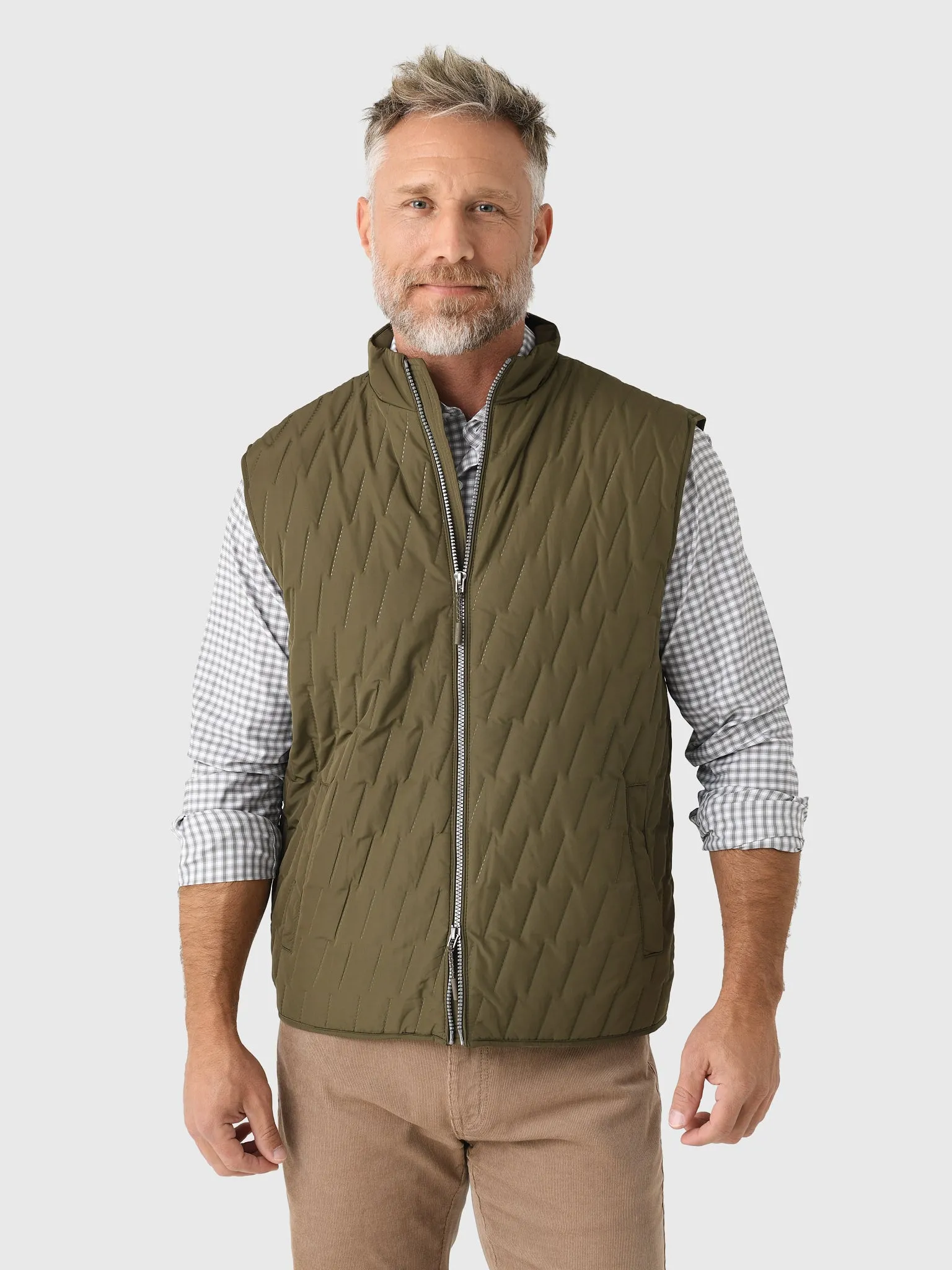 Johnnie-O Men's Belfry Quilted Puffer Vest sold by Saint Bernard product image thumbnail 3