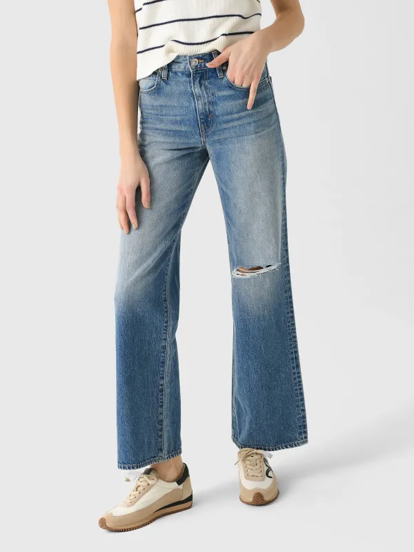 SLVRLAKE Women's Grace Wide Leg Jean sold by Saint Bernard