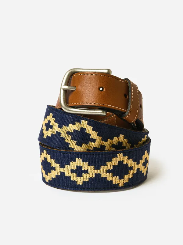 La Matera Men's Corbina Woven Belt sold by Saint Bernard