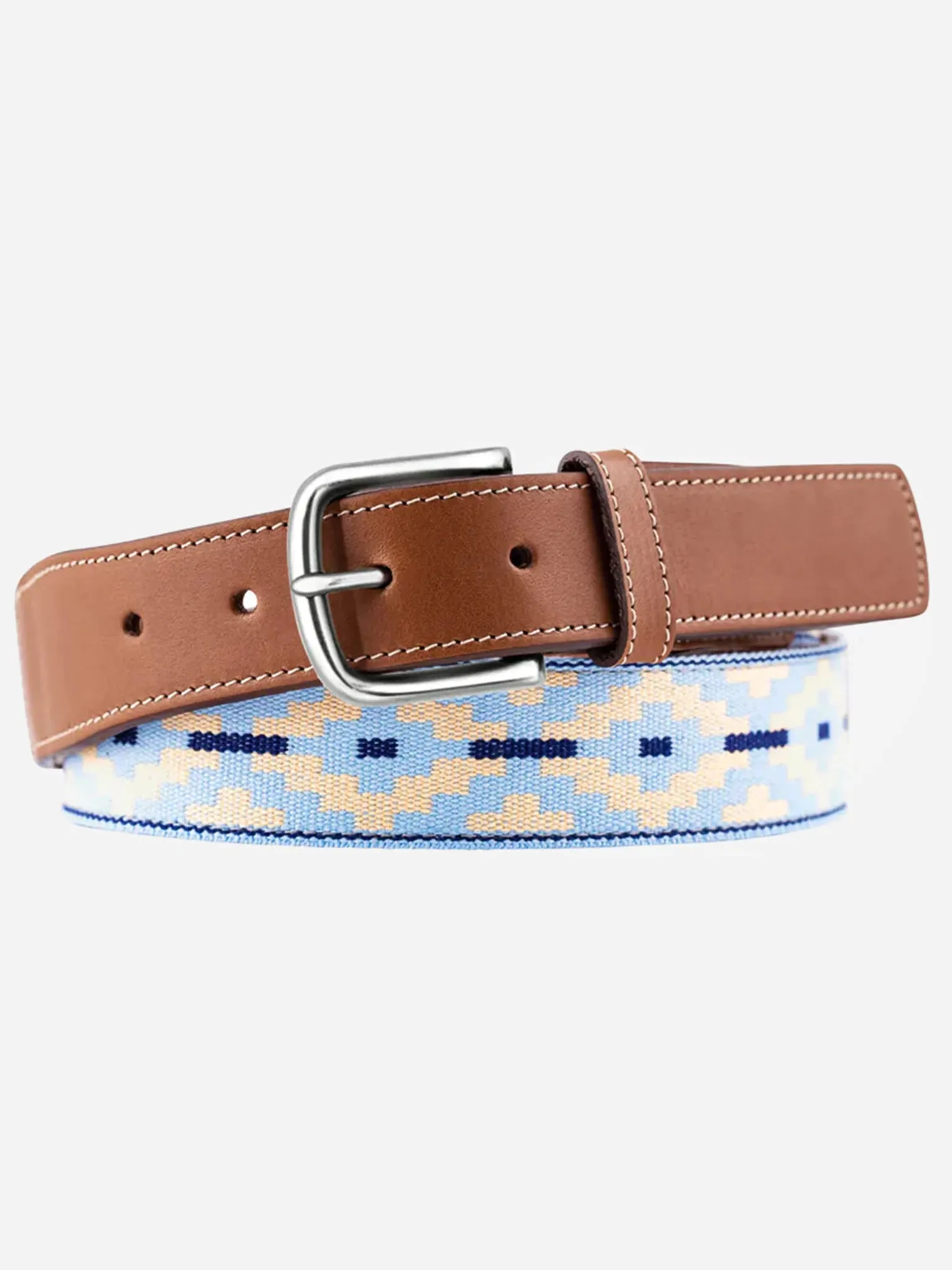 La Matera Men's Pinamar Woven Belt sold by Saint Bernard product image thumbnail 2