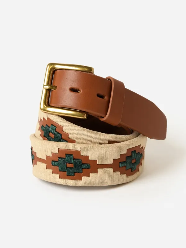 La Matera Men's Limited Edition: Cazador Polo Belt sold by Saint Bernard