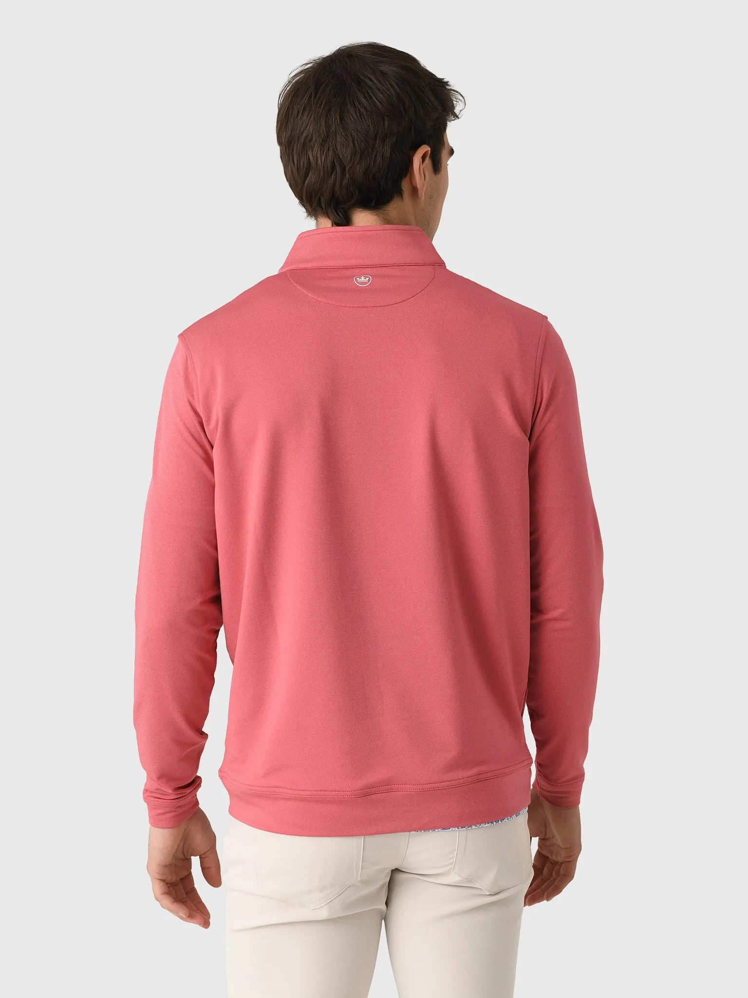 Peter Millar Crown Sport Men's Perth Mélange Performance Quarter-Zip sold by Saint Bernard product image thumbnail 4