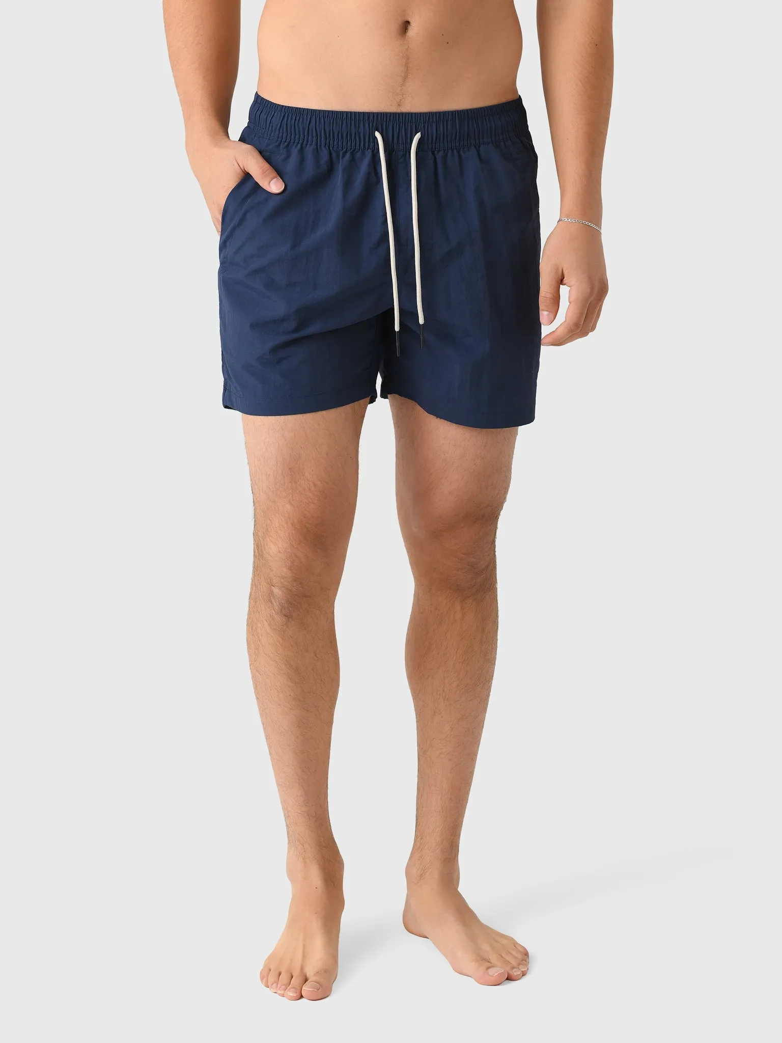 OAS Men's Navy Nylon Swim Trunk sold by Saint Bernard