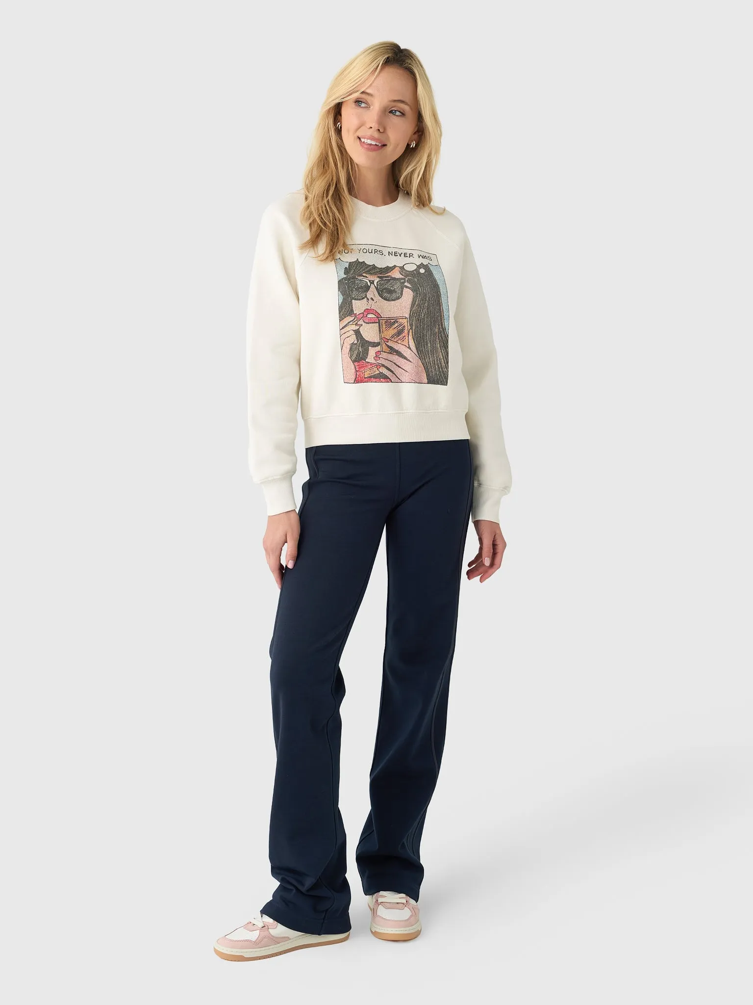 Re/Done Women's Not Yours Classic Crewneck sold by Saint Bernard product image thumbnail 2