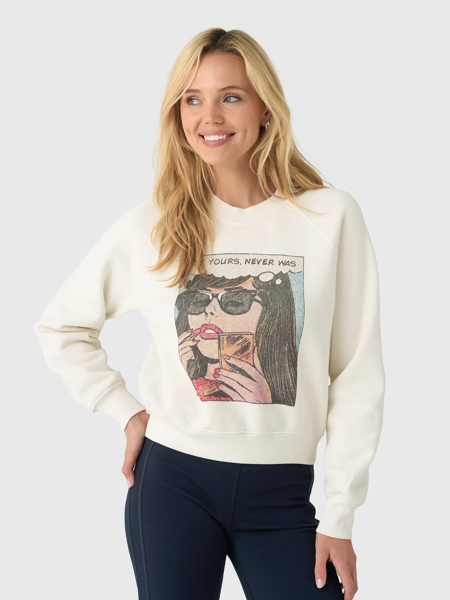 Re/Done Women's Not Yours Classic Crewneck sold by Saint Bernard