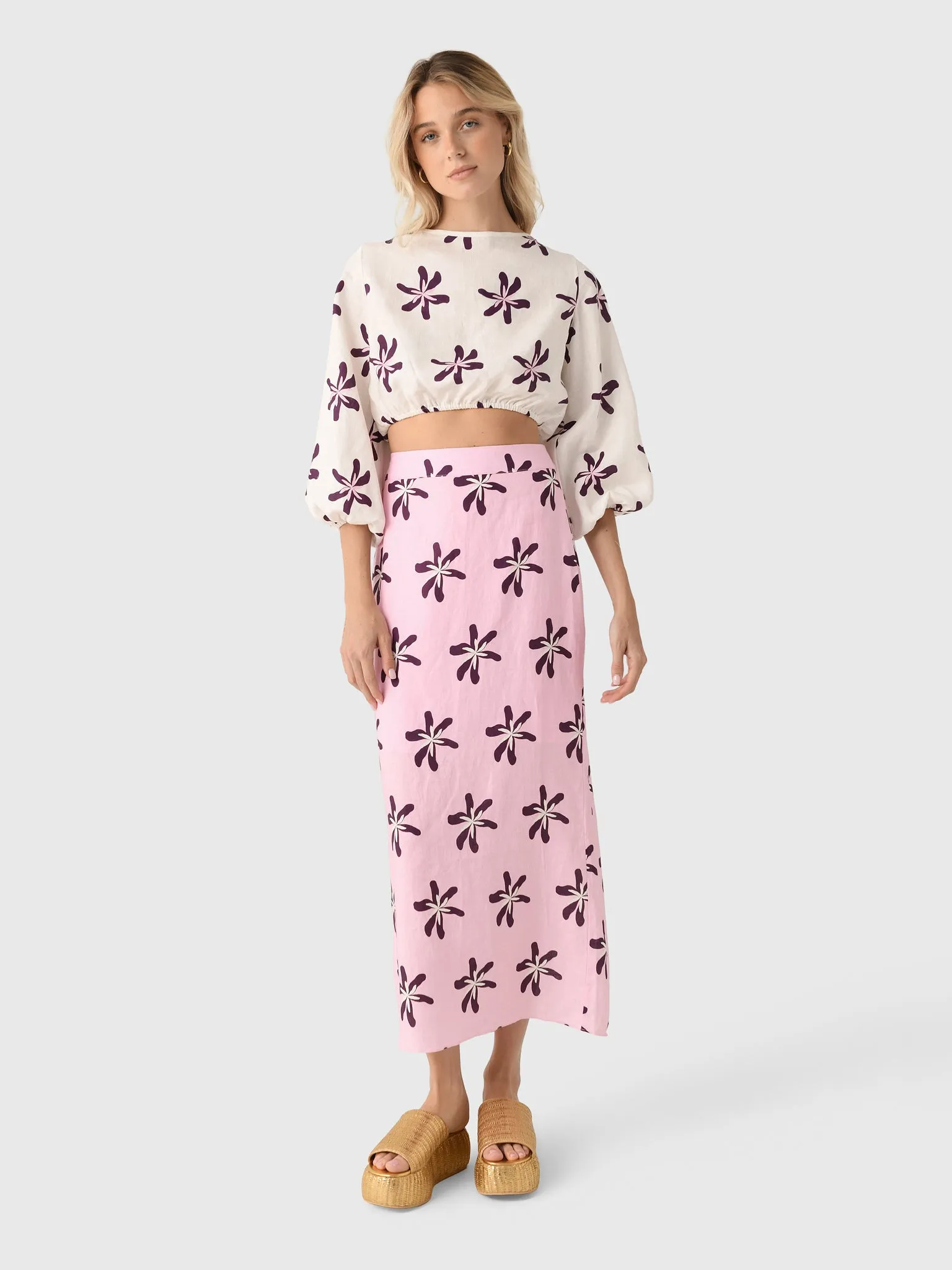 Cala de la Cruz Women's Magda Skirt sold by Saint Bernard product image thumbnail 2
