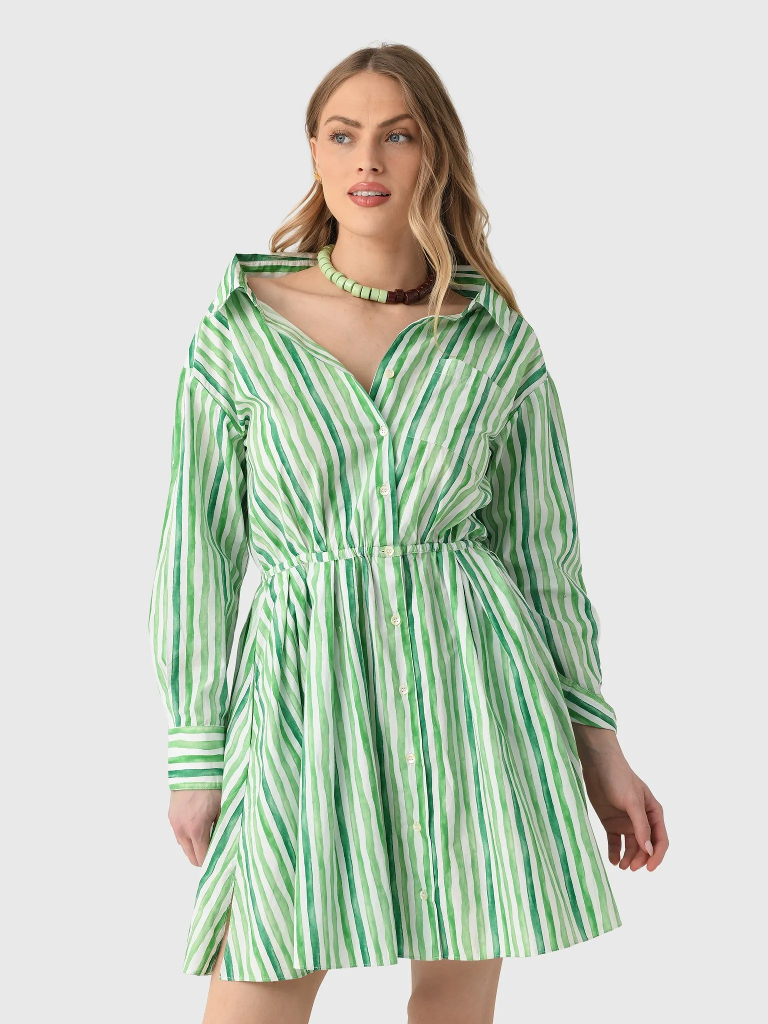 Rosie Assoulin Women's Falling Off The Shoulder Mini Dress sold by Saint Bernard