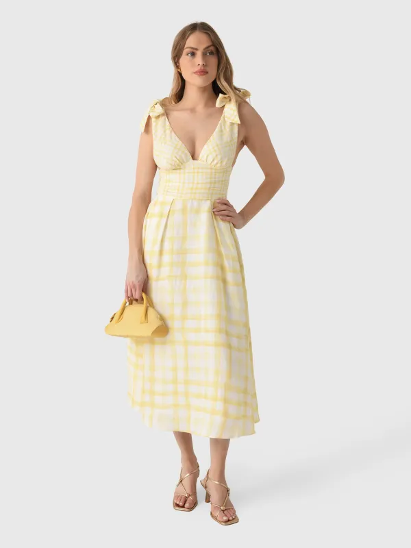 Rosie Assoulin Women's Bow Shoulder Dress sold by Saint Bernard