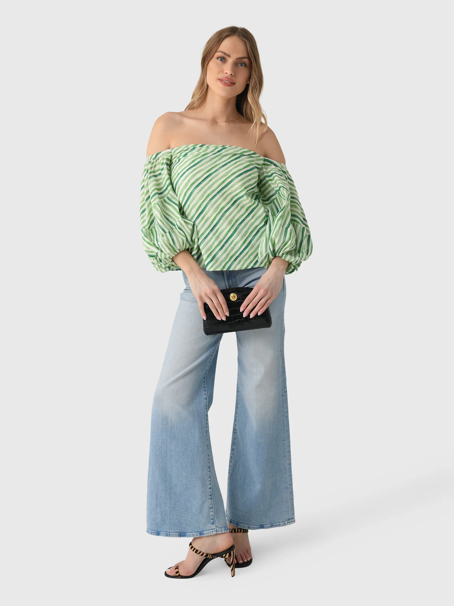Rosie Assoulin Women's Balloon Sleeve Top sold by Saint Bernard product image thumbnail 2