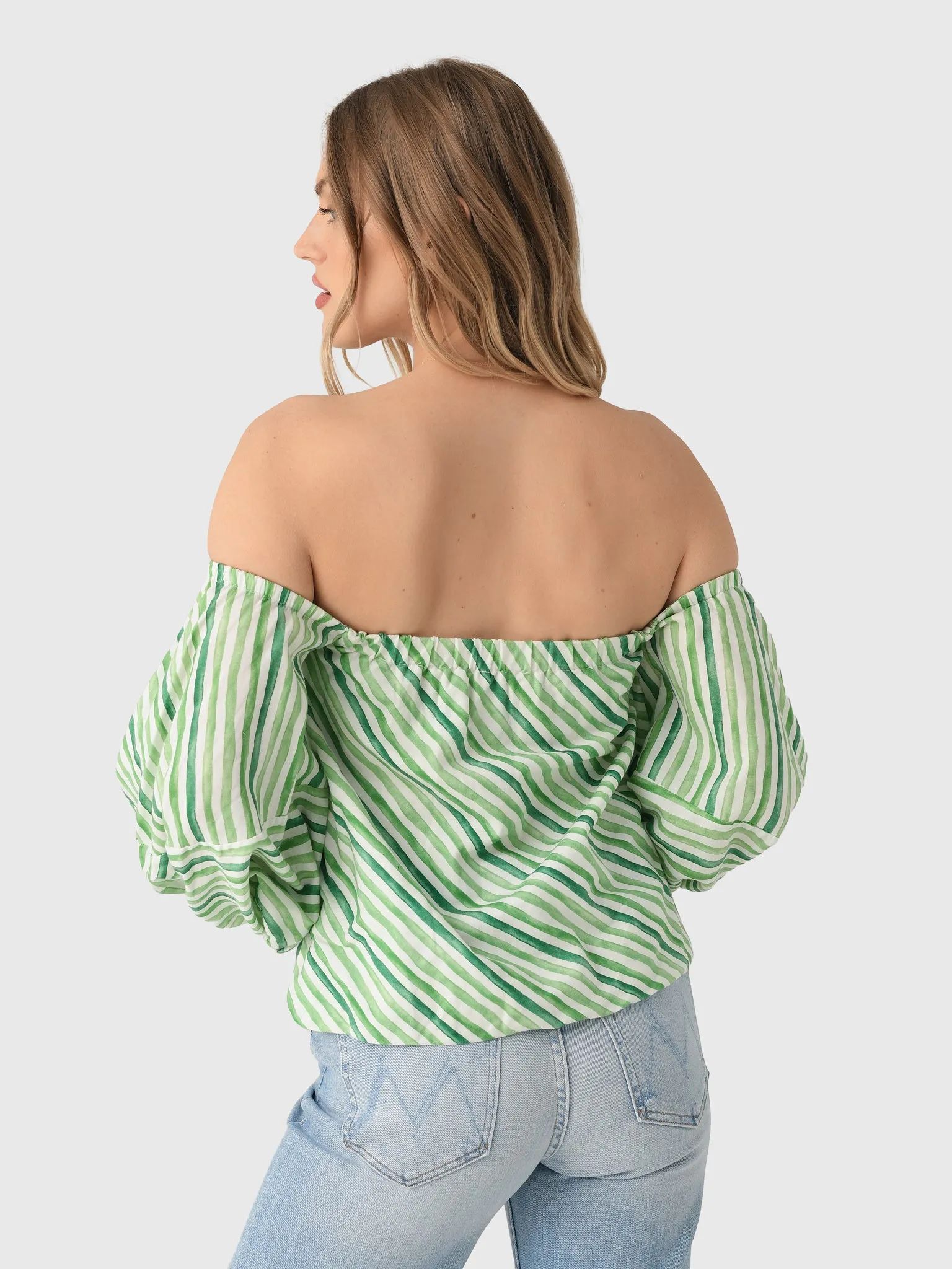 Rosie Assoulin Women's Balloon Sleeve Top sold by Saint Bernard product image thumbnail 4