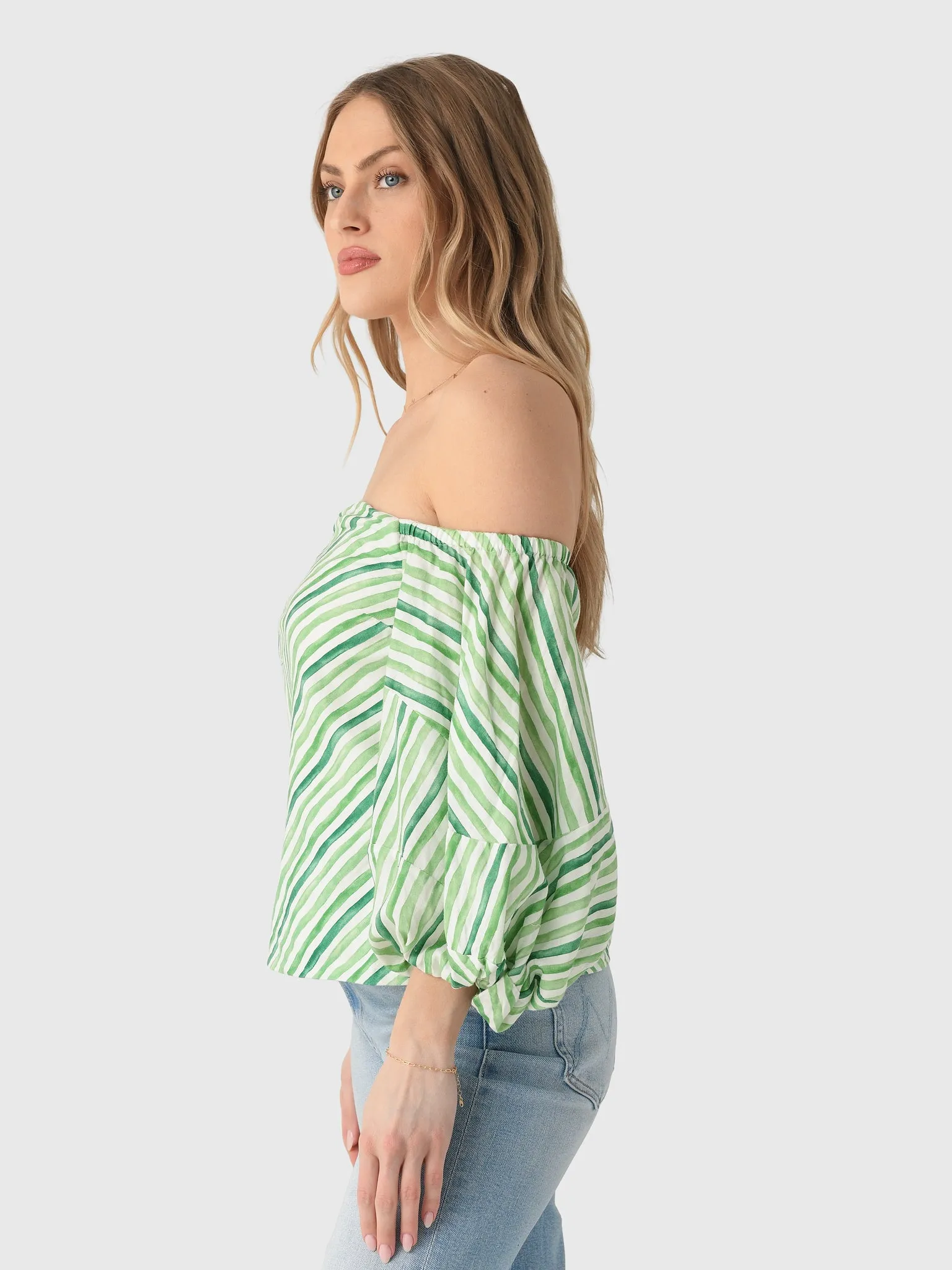 Rosie Assoulin Women's Balloon Sleeve Top sold by Saint Bernard product image thumbnail 3