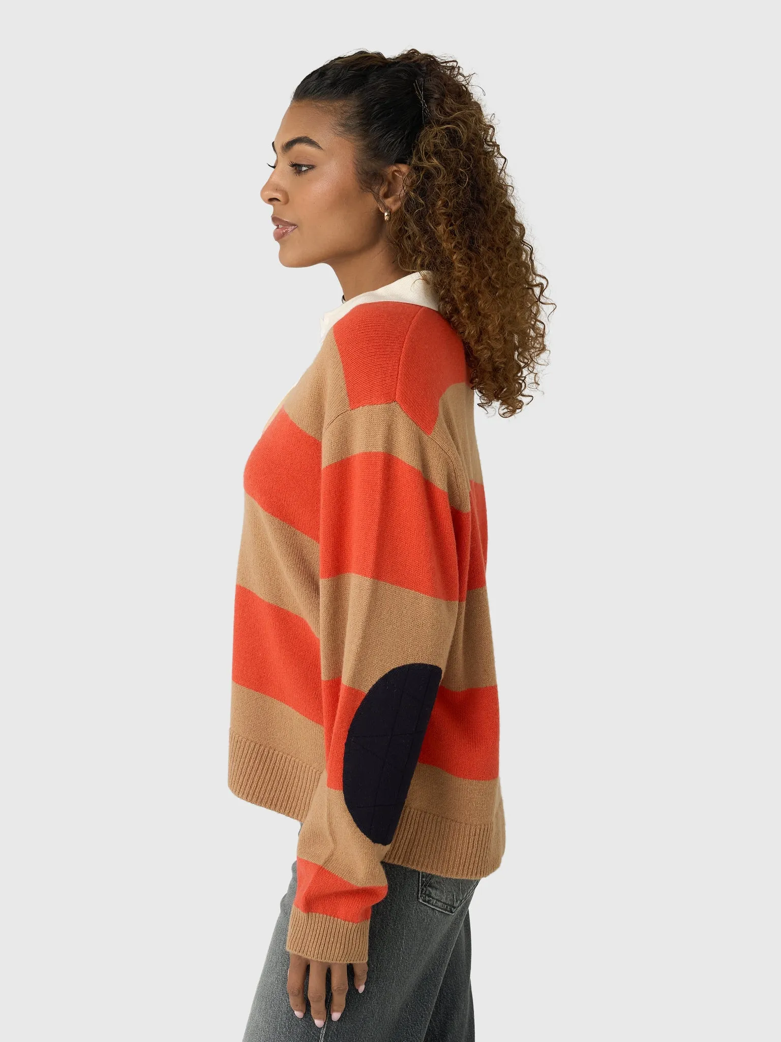 Essentiel Antwerp Women's Jezebel Striped Polo sold by Saint Bernard product image thumbnail 3