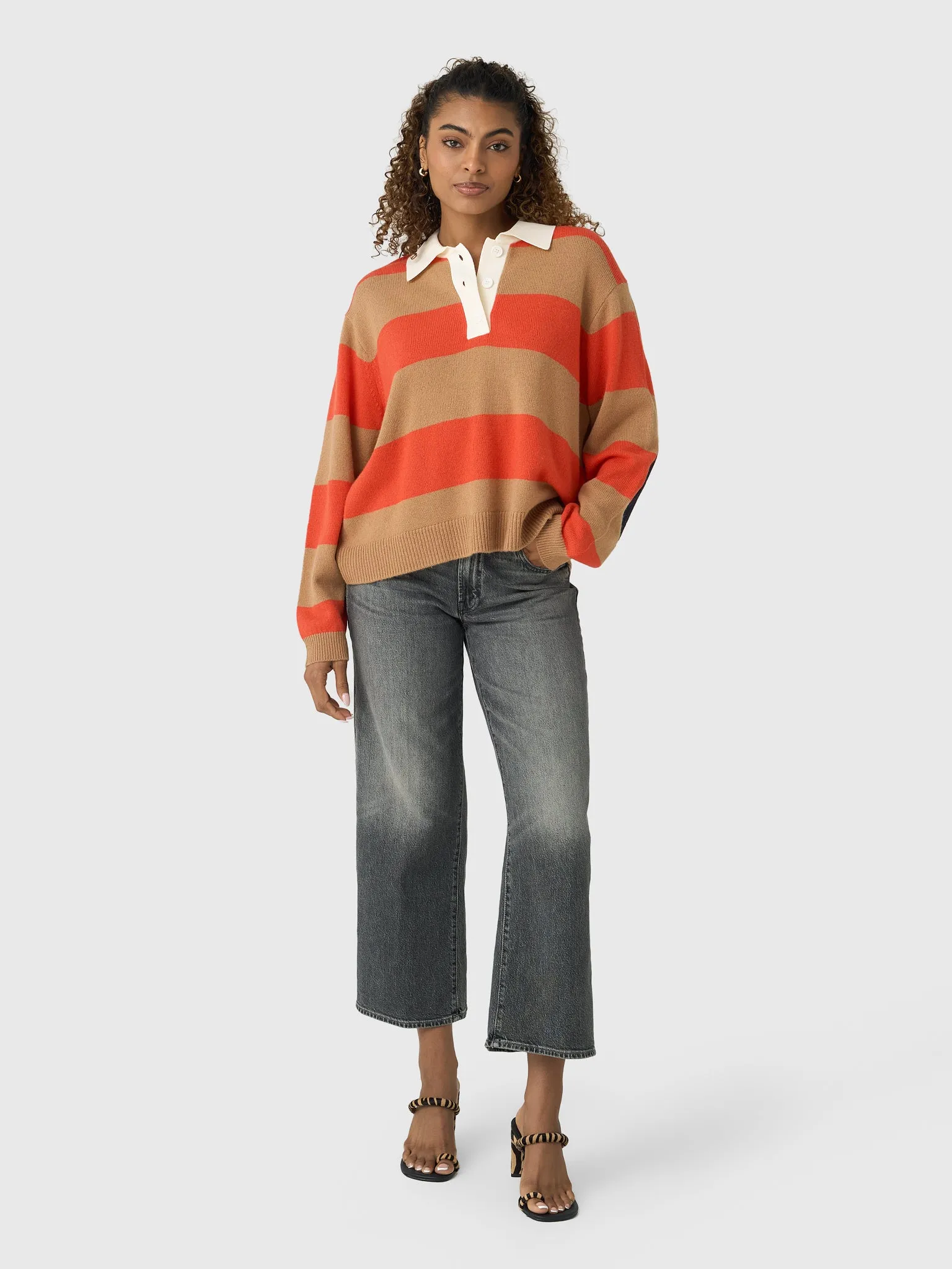 Essentiel Antwerp Women's Jezebel Striped Polo sold by Saint Bernard product image thumbnail 2