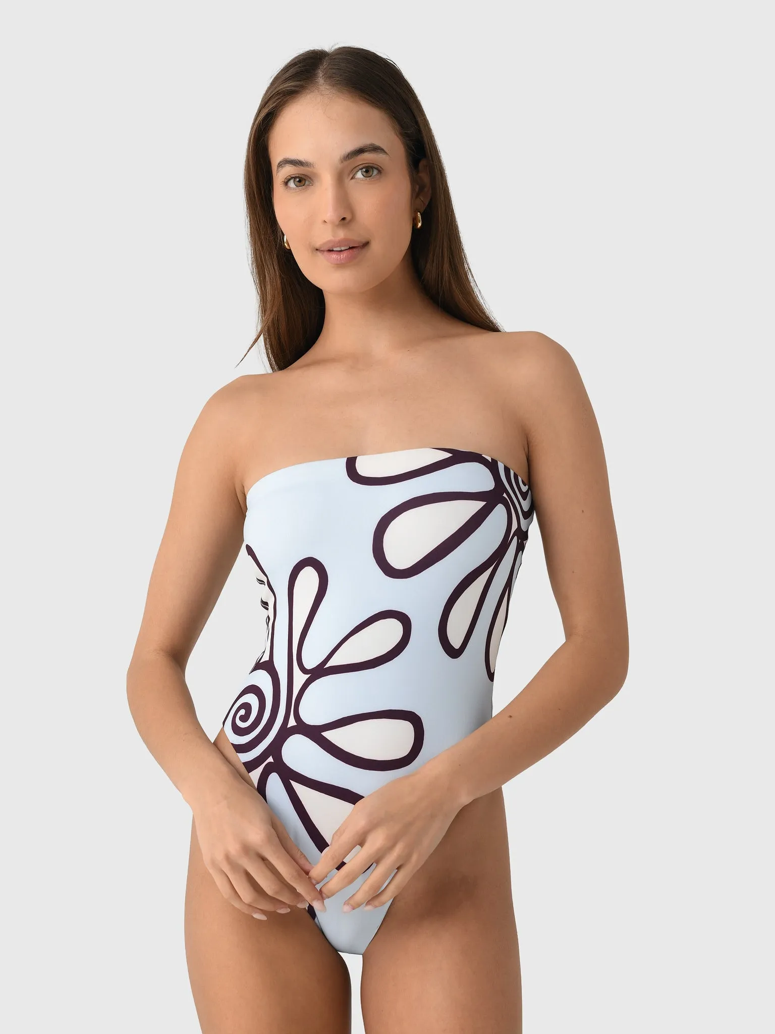 Cala de la Cruz Women's Lore One-Piece Swimsuit sold by Saint Bernard