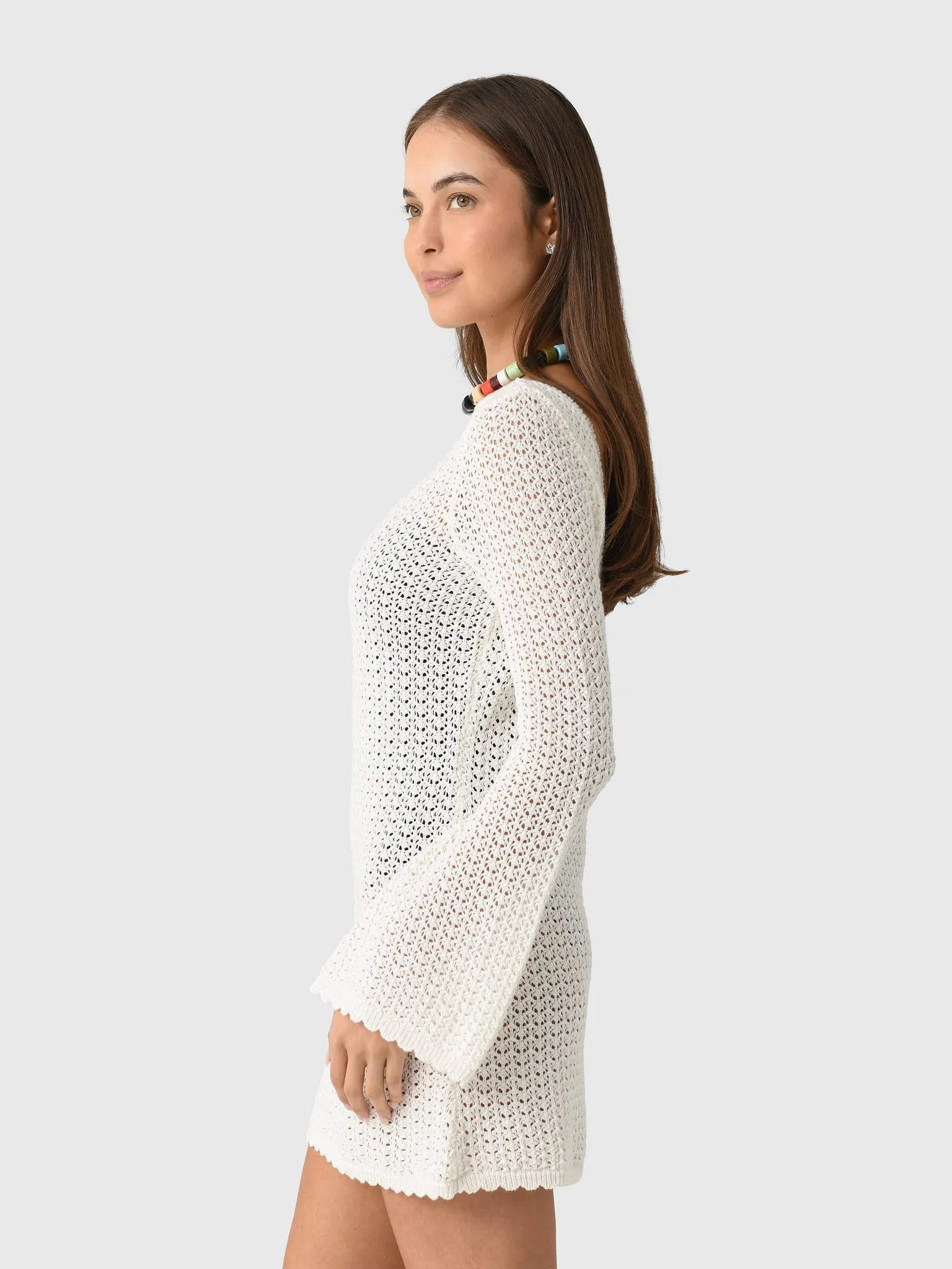 Peony Women's Pointelle Rosie Mini Dress sold by Saint Bernard product image thumbnail 3