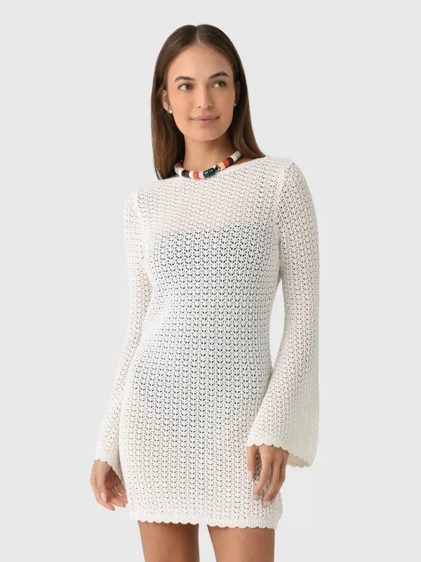 Peony Women's Pointelle Rosie Mini Dress sold by Saint Bernard