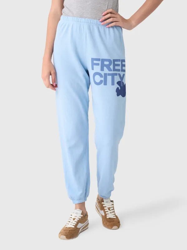 FREE CITY Women's Large Logo Sweatpant sold by Saint Bernard