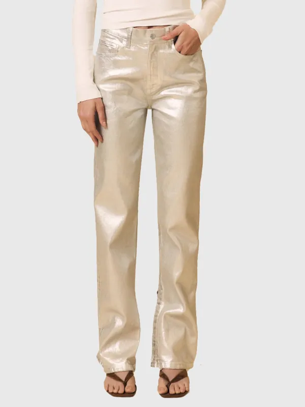 Le Jean Women's 90s Split Straight Jean sold by Saint Bernard