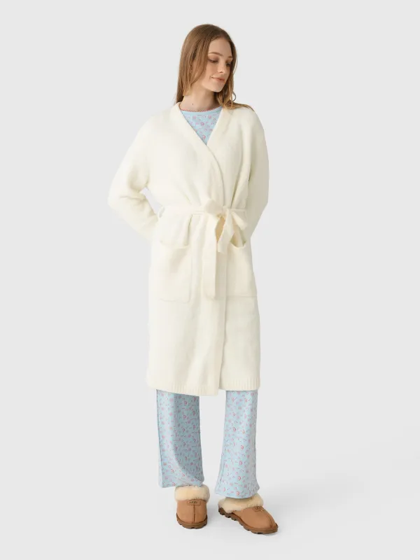 Barefoot Dreams Women's CozyChic Luxe Rib Robe sold by Saint Bernard