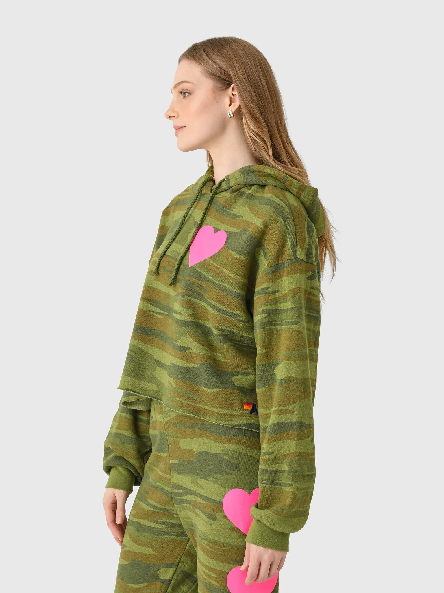 Aviator Nation Women's Heart 2 Zip Hoodie sold by Saint Bernard product image thumbnail 3