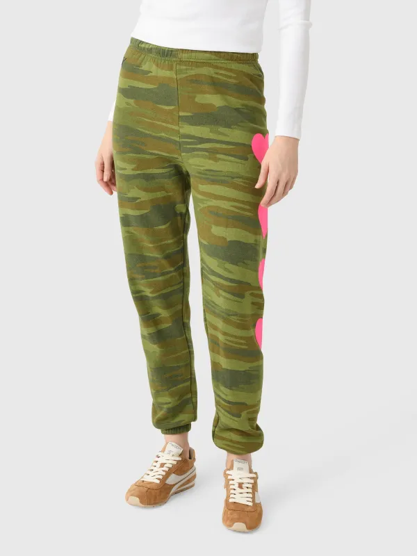 Aviator Nation Women's Heart 4 Sweatpant made by Saint Bernard