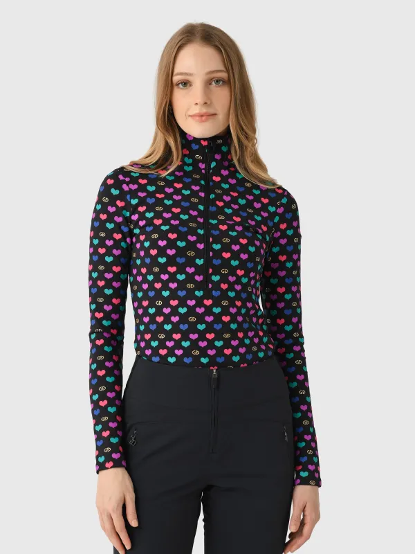 Goldbergh Women's Cuori Pully Base Layer Top made by Goldbergh