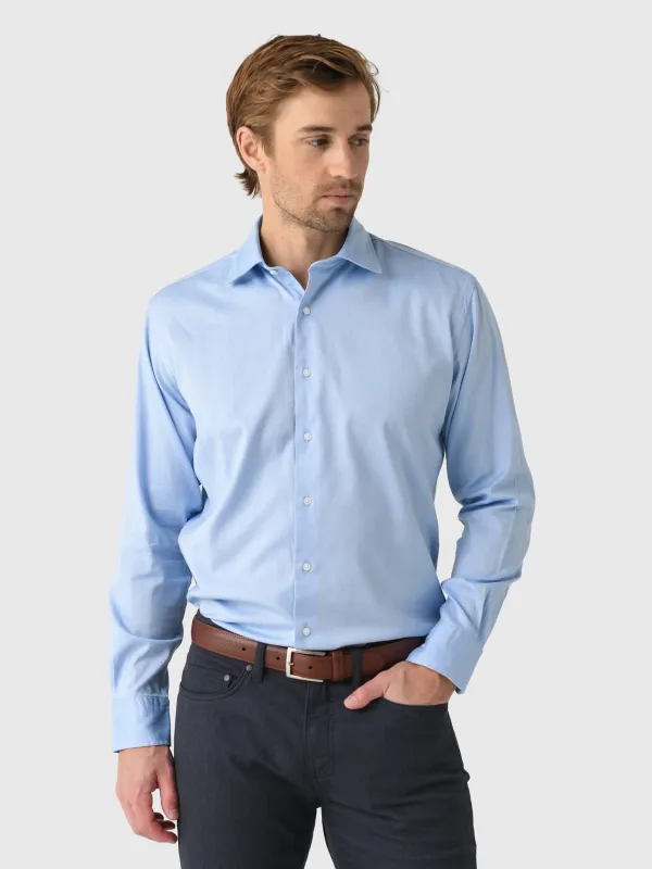 Peter Millar Crown Men's Campbell Perfect Pinpoint Cotton-Stretch Sport Shirt made by Peter Millar
