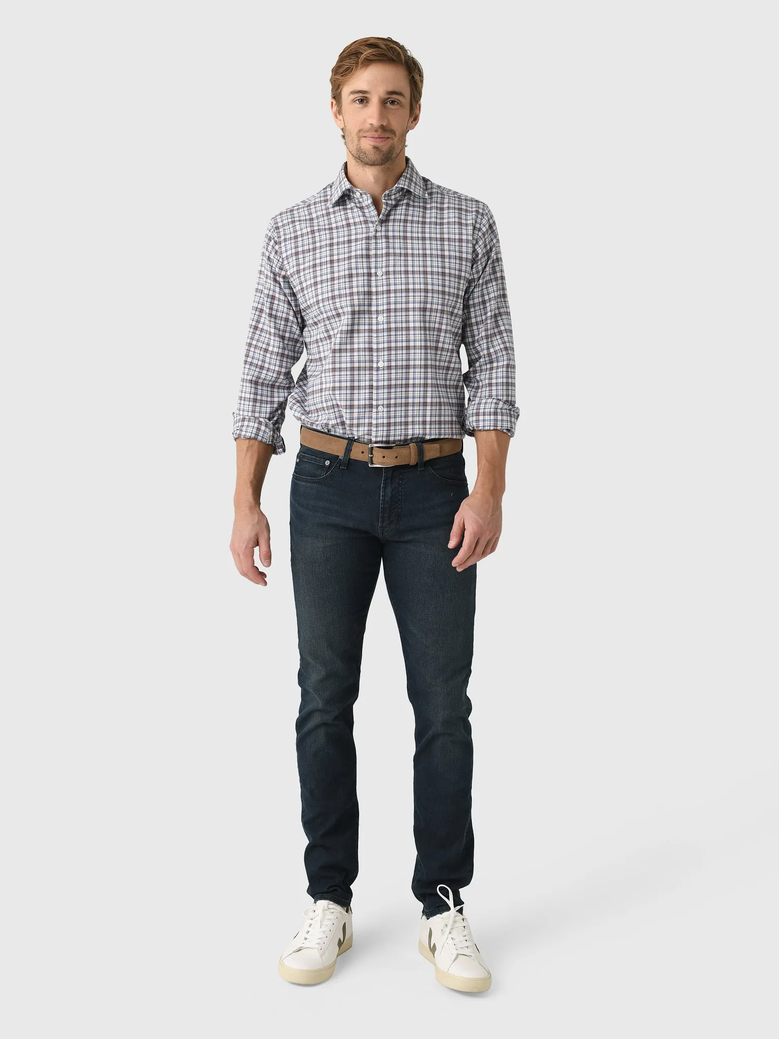 Peter Millar Crown Men's Waynesville Performance Flannel Sport Shirt sold by Saint Bernard product image thumbnail 2