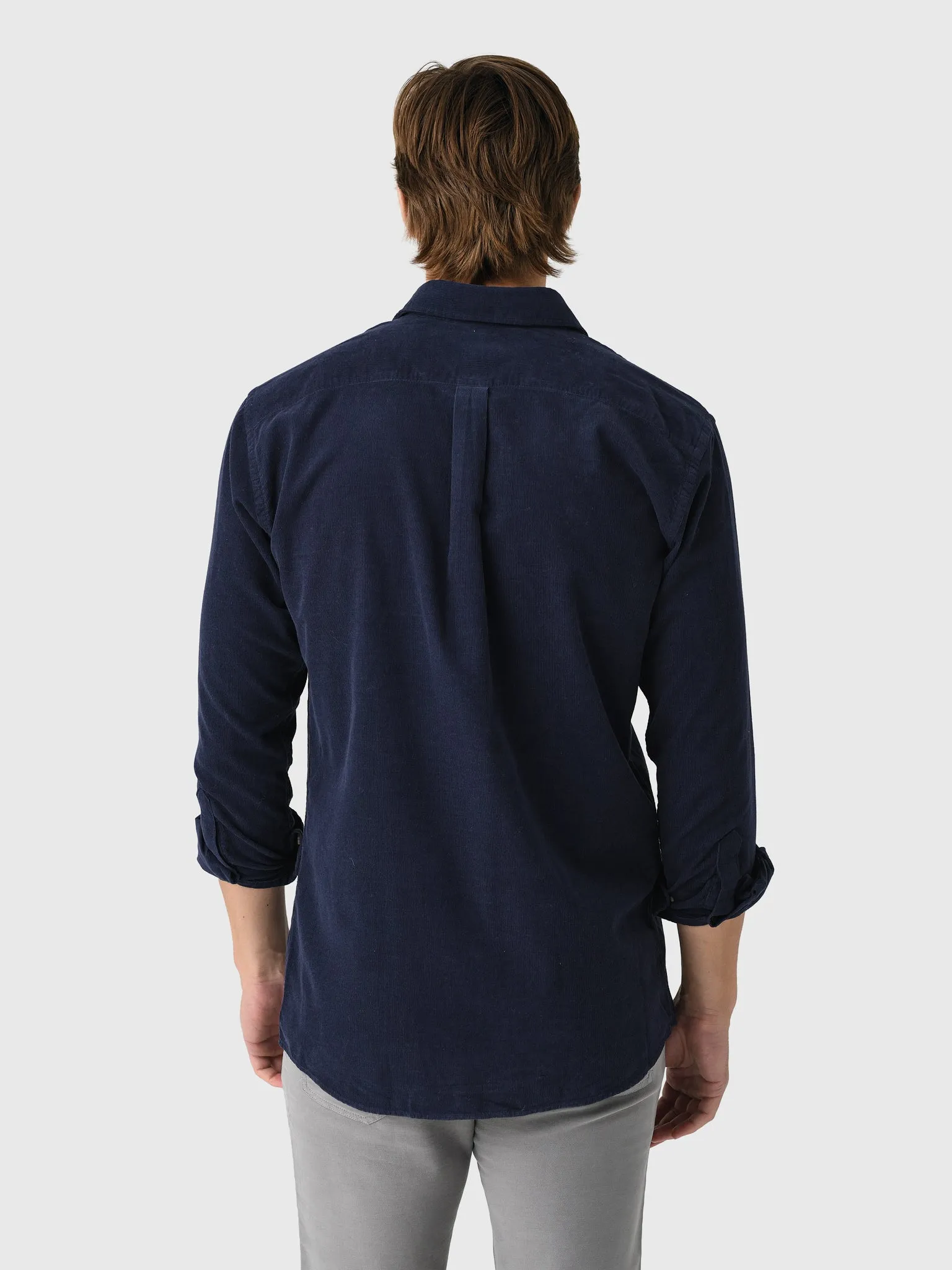 Peter Millar Crown Men's Aspen Cotton Cashmere Corduroy Sport Shirt sold by Saint Bernard product image thumbnail 5