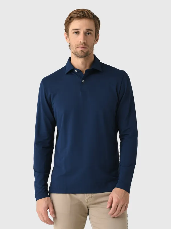 Johnnie-O Men's Idris Top Shelf Long Sleeve Polo sold by Saint Bernard