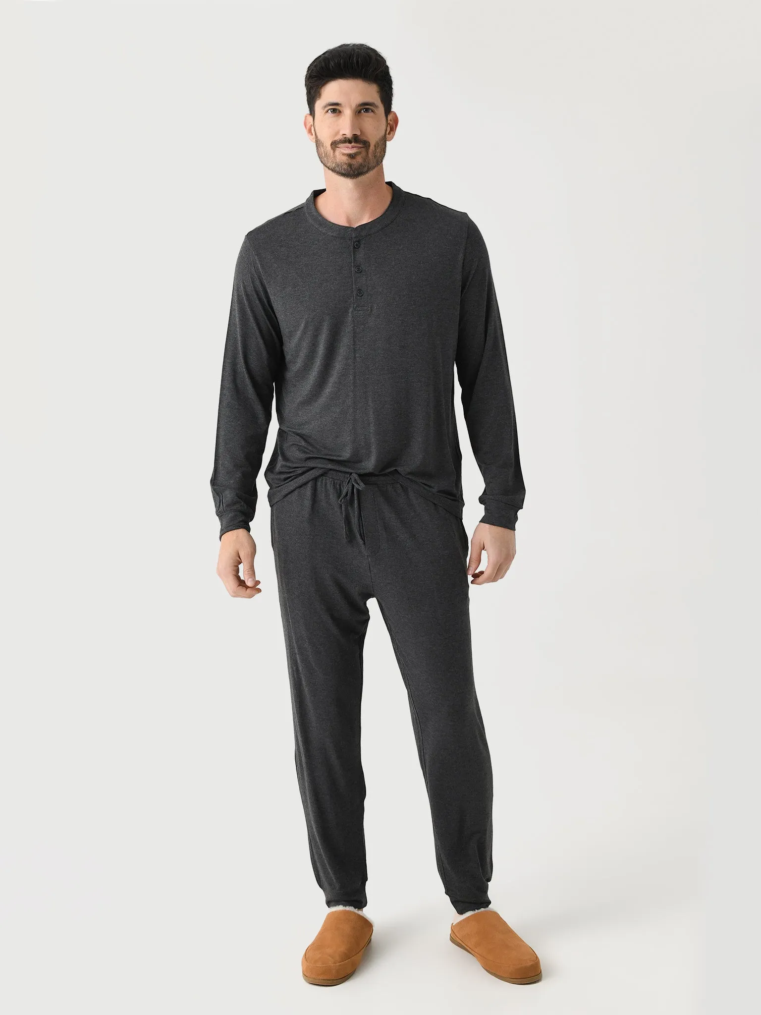 Eberjey Men's Henry Long Sleeve Pajama Set sold by Saint Bernard product image thumbnail 3
