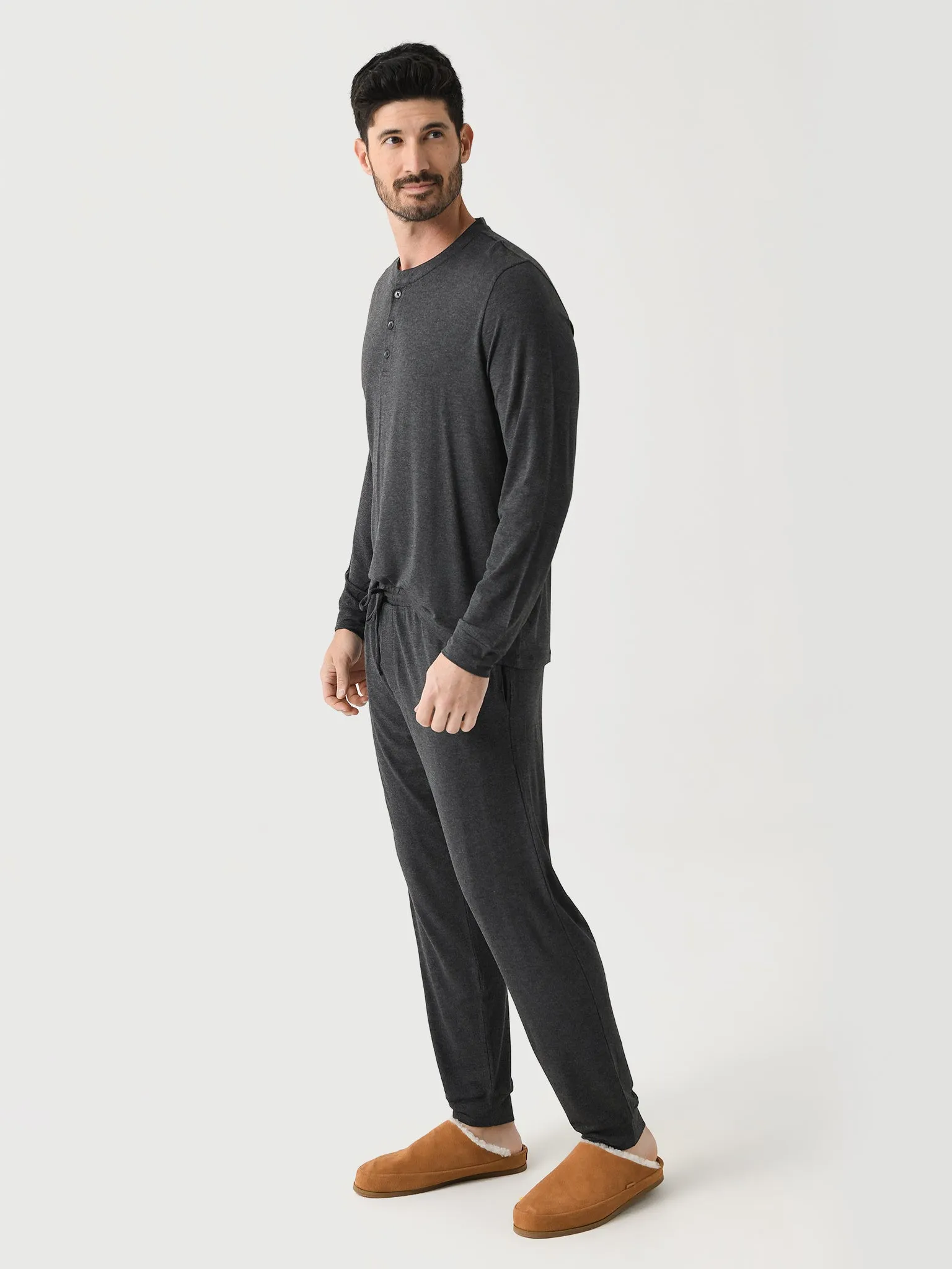 Eberjey Men's Henry Long Sleeve Pajama Set sold by Saint Bernard product image thumbnail 4